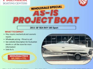 2011 18' SEA RAY 185 Sport