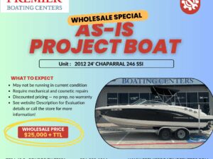 2012 24' CHAPARRAL 246 SSI